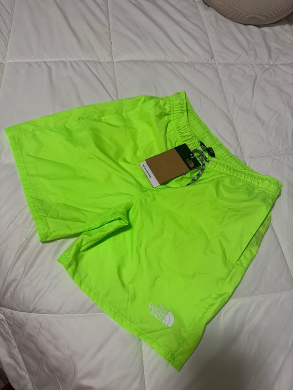 The North Face Neon Lime Boys Active Shorts